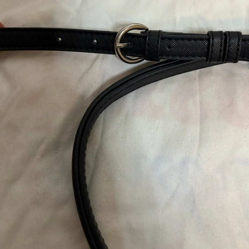 NWOT Dana Buchman Convertible Black Leather Satchel w/ Removable Shoulder Strap